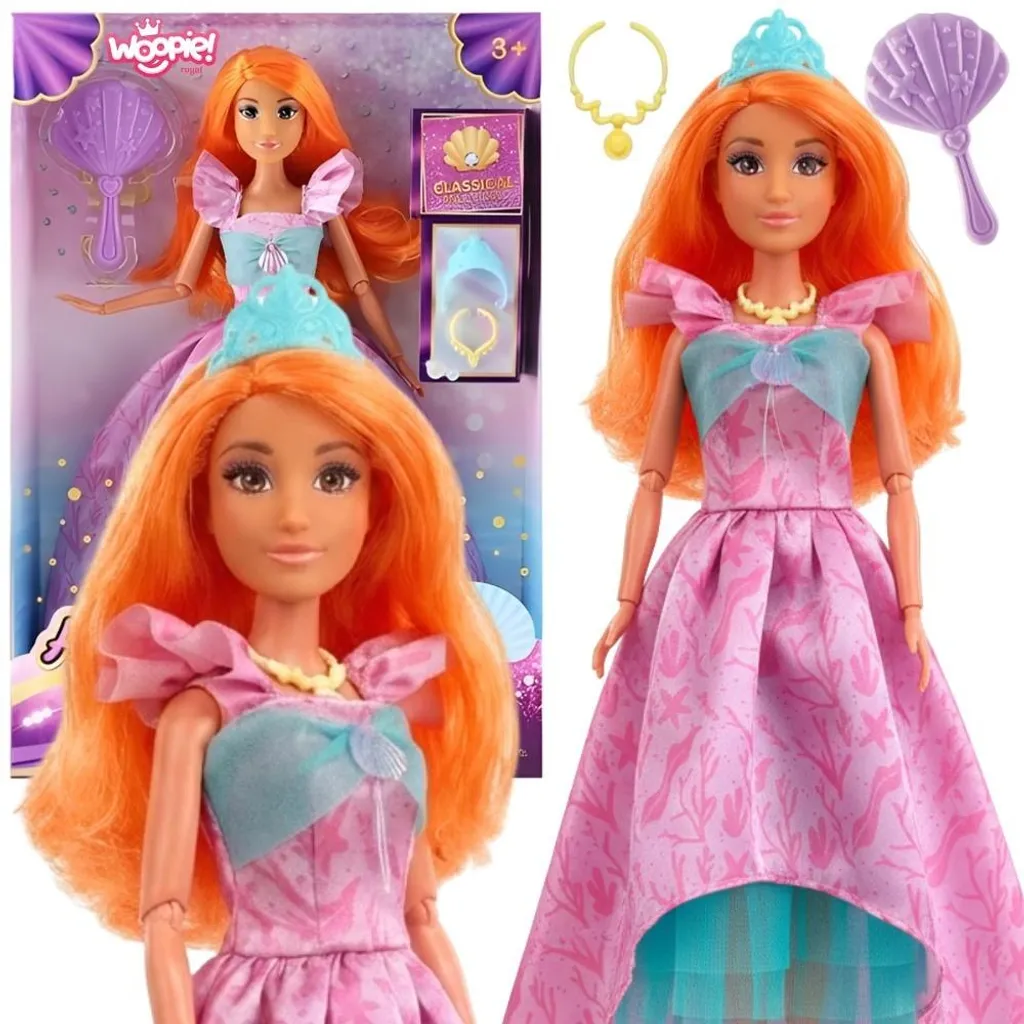 Poupée mannequin princesse Woopie avec tenue royale et ses accessoires