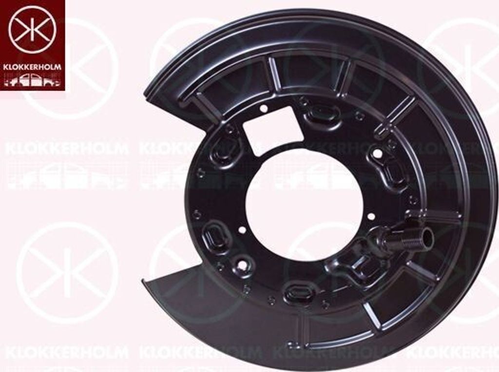 KLOKKERHOLM Spritzblech Bremsscheibe für LAND ROVER Range Rover Sport (L320) Hinten Links 6422877 Ankerblech