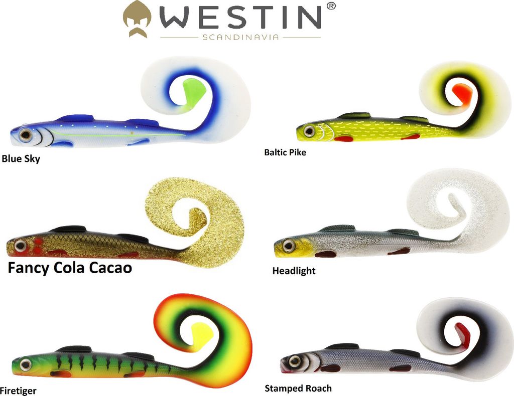 Westin Monster Teez Gummifisch , Länge / Gewicht:20cm / 53g, Farbe:Headlight