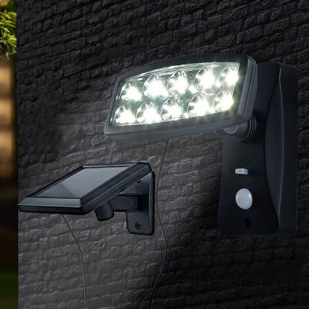 Projecteur solaire à LED avec détecteur de mouvement Lampe Image du produit 