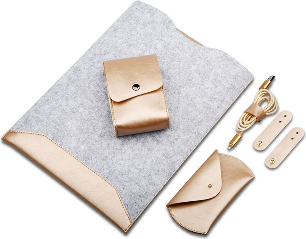 Laptop Notebook Tasche Hülle Abdeckung für Macbook Pro Air 13,3 Zoll, Champagner Gold