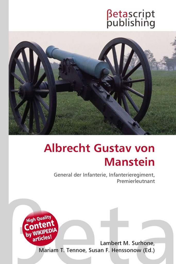 Albrecht Gustav von Manstein