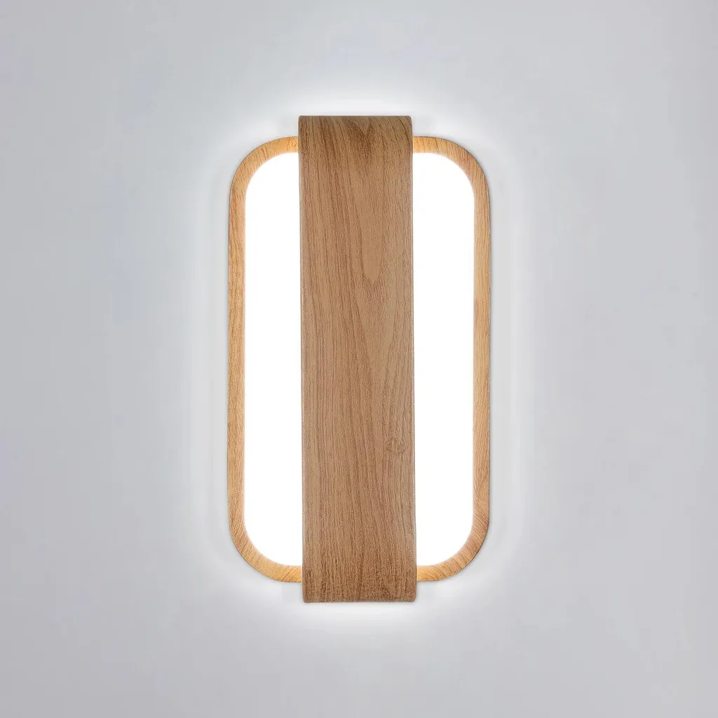 Applique LED 13W boîtier fer noir éclairage 6500K Blanc Froid 220V