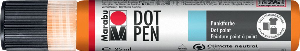 Marabu Punktfarbe Dot Pen 25 ml mittelbraun