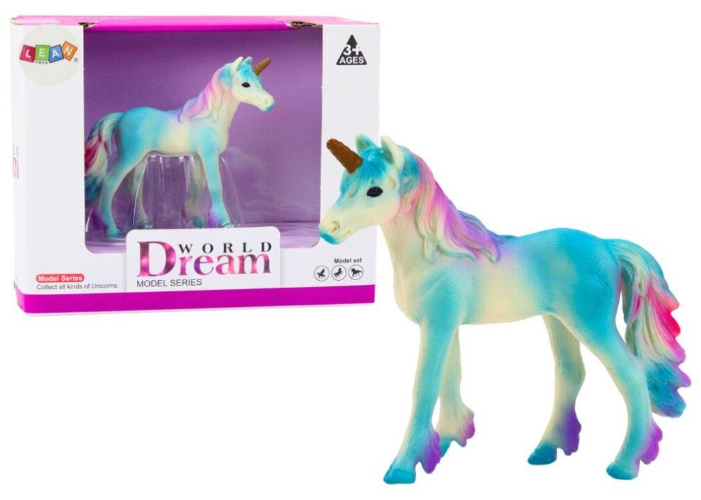 Lean Figurka Kolekcjonerska Ma?y Jednoro?ec Niebieski 8 CM