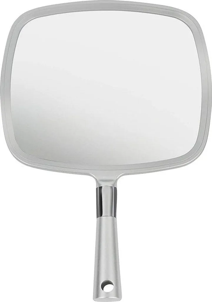 Grand miroir à main pour coiffeur - Miroir rectangulaire ergonomique XL