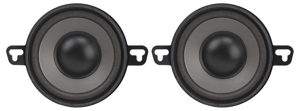 2 Stück 3,5-Zoll-Audiosysteme, hochdichte, ultralaute Klang-Autotür-Rundlautsprecher
