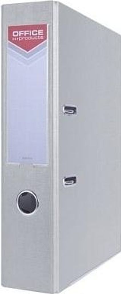 A4 Ordner Grau 75 mm Rückenbreite PP-foliert mit austauschbarem Rückenetikett