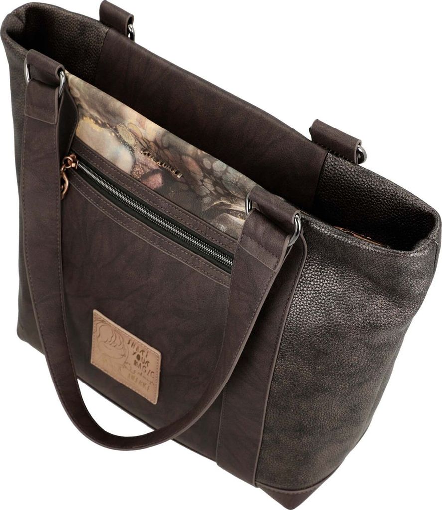 Anekke Mademoiselle Shopper Multicolor - Geräumige Einkaufstasche Mit Reißverschluss