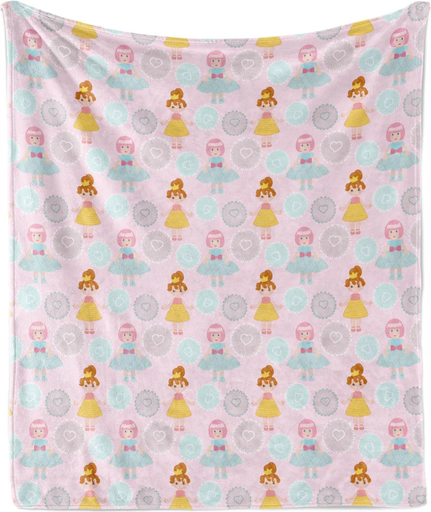 Copertina Pile ABAKUHAUS 175x230 cm - Bamboline Rosa per Asilo