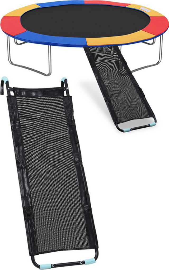 Jopassy Trampolinleiter 150cm UV-beständig flexibel montierbar Sicherheitsleiter Einstiegsleiter