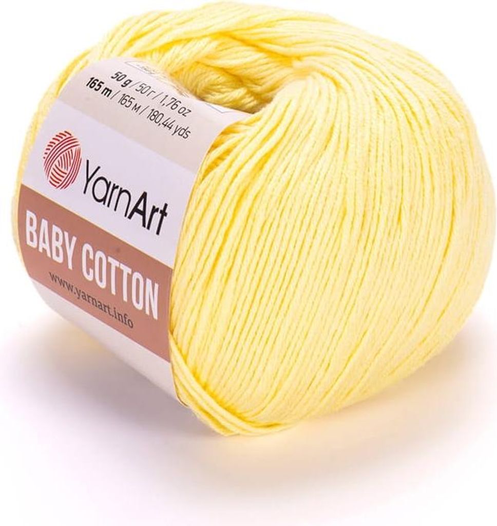YarnArt Baby Baumwolle 431 Lemoniada: Weich, ideal für Produktbild 