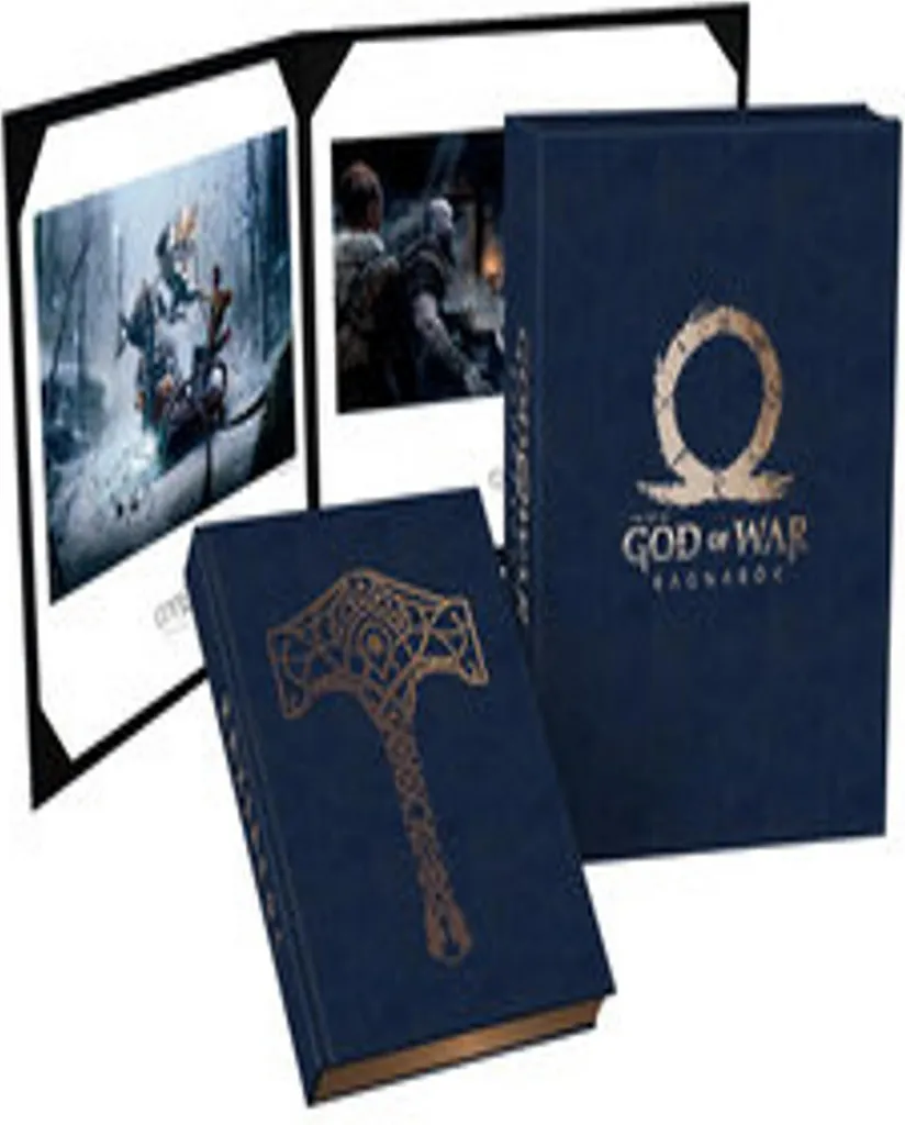 Livre de collection Art of God of War Ragnarök Deluxe grand format rigide