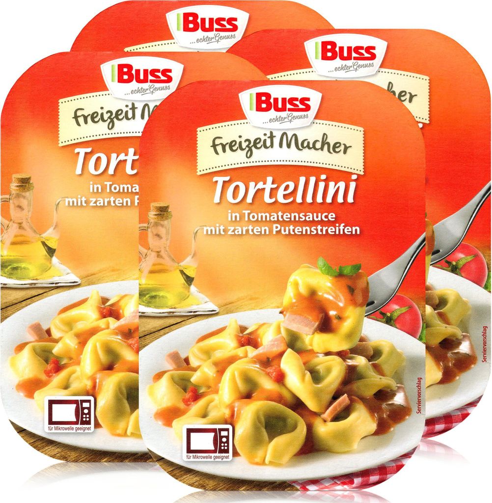 Buss Tortellini in Tomatensauce mit Putenstreifen 300g- Produktbild 