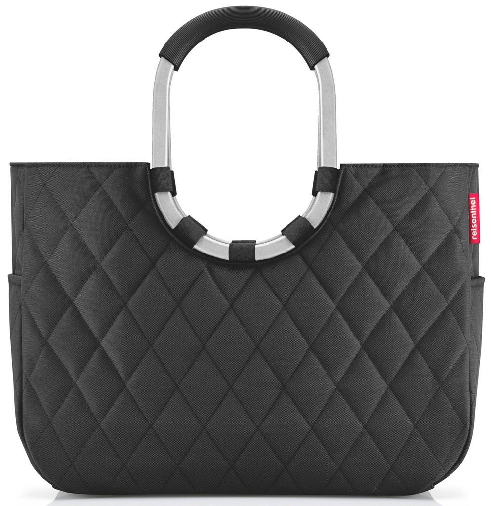 reisenthel Shopper Schultertasche Loopshopper Rhombus Black Produktbild 