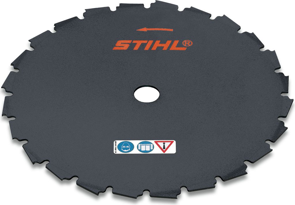 Stihl 41127134203, Bürstenschneider-Klinge, Schwarz, Stahl, Produktbild 