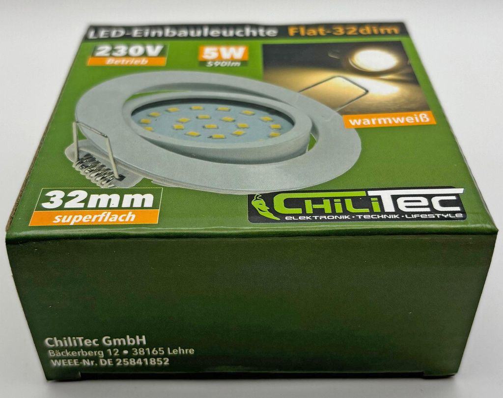 LED vstavané svetlo 5W, stmievateľné Obrázok produktu 