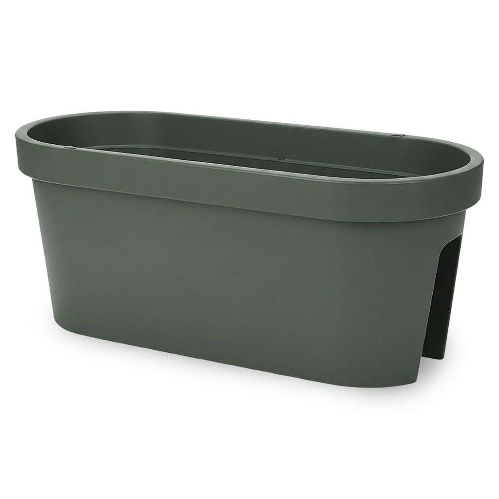 3.11 Pot de fleurs pour balcon, forme ovale - Couleur : Image du produit 
