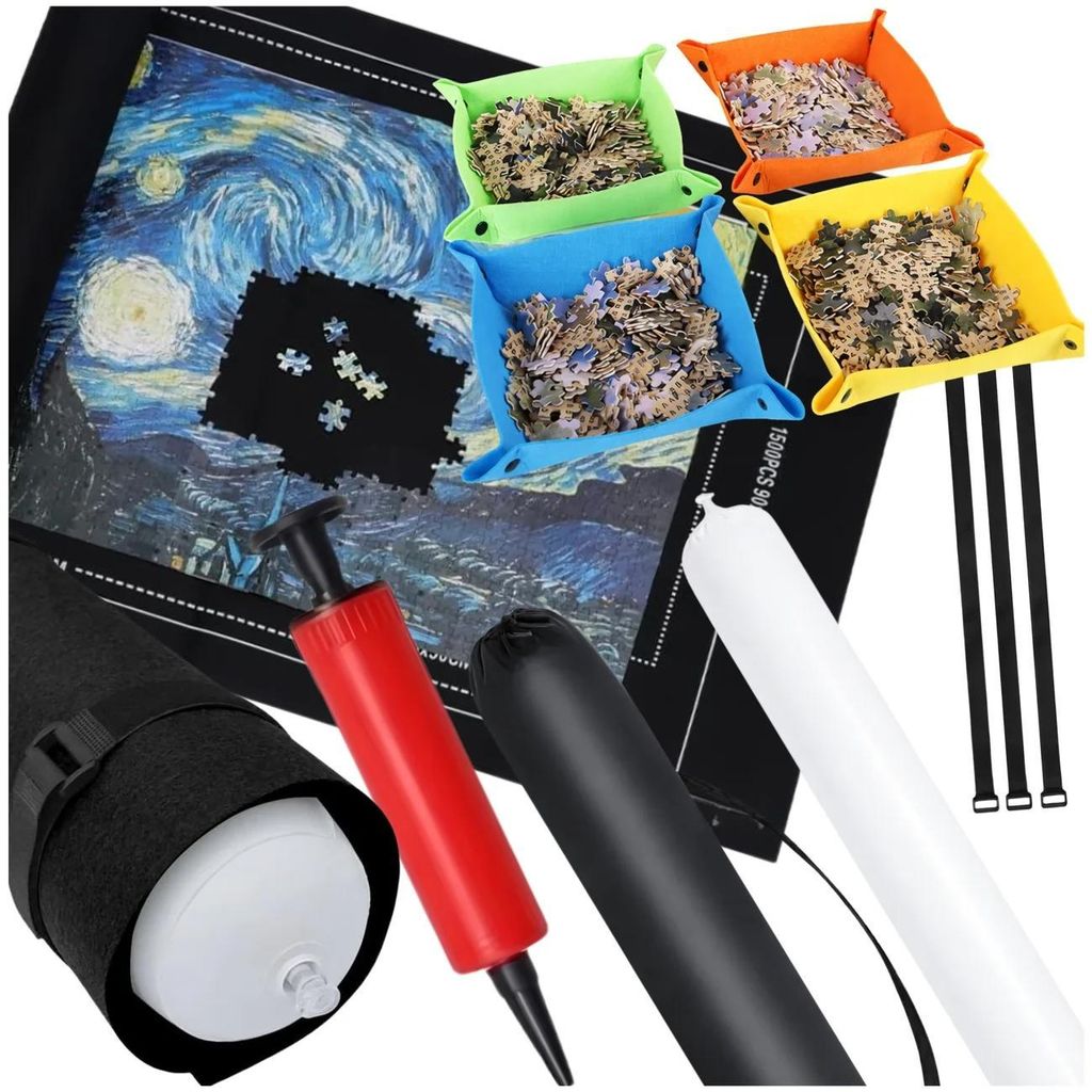 Set organizer con tappetino e puzzle da 1500 pezzi Immagine del prodotto 