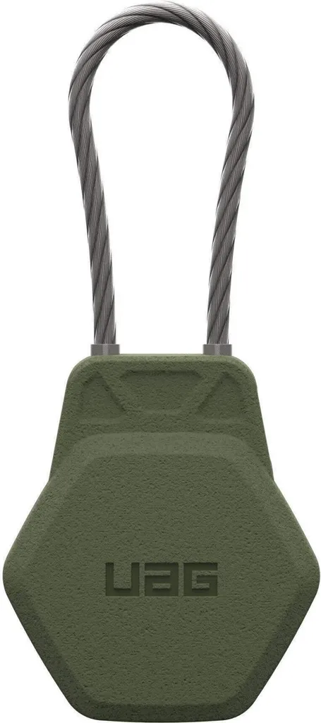 Porte-clé de Protection pour AirTag UAG Civilian Olive en TPU Résistant