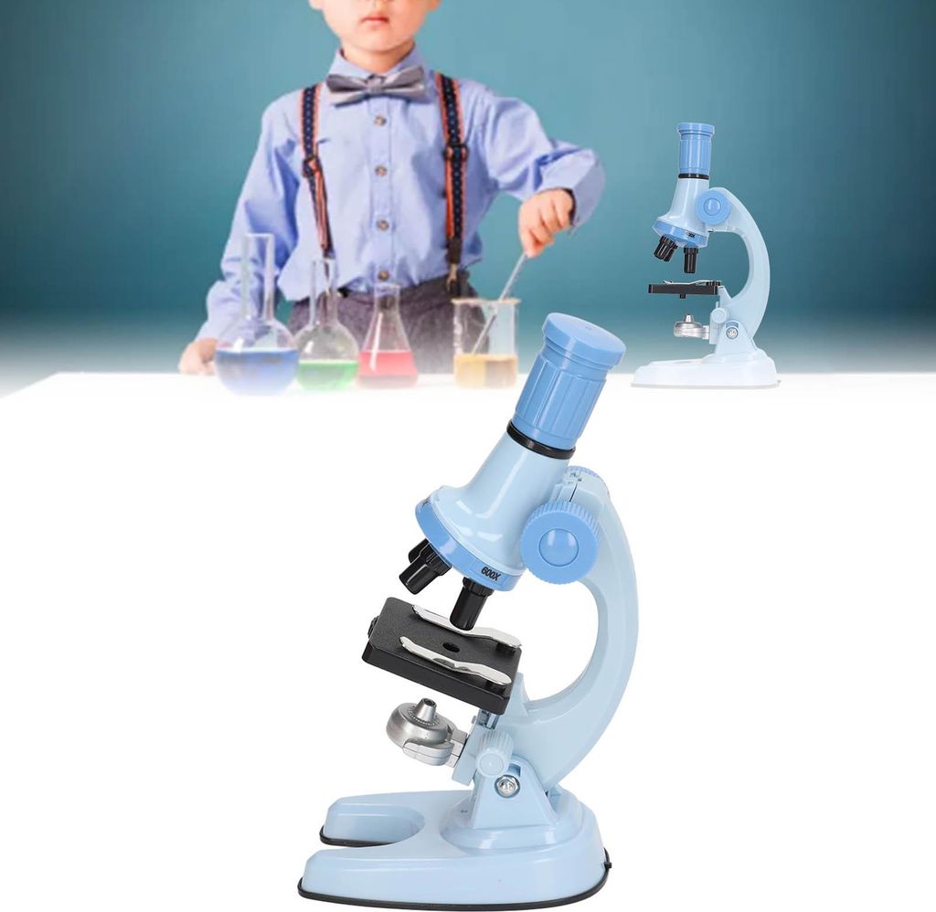 Microscopio de juguete, herramienta educativa y biológica Imagen del producto 