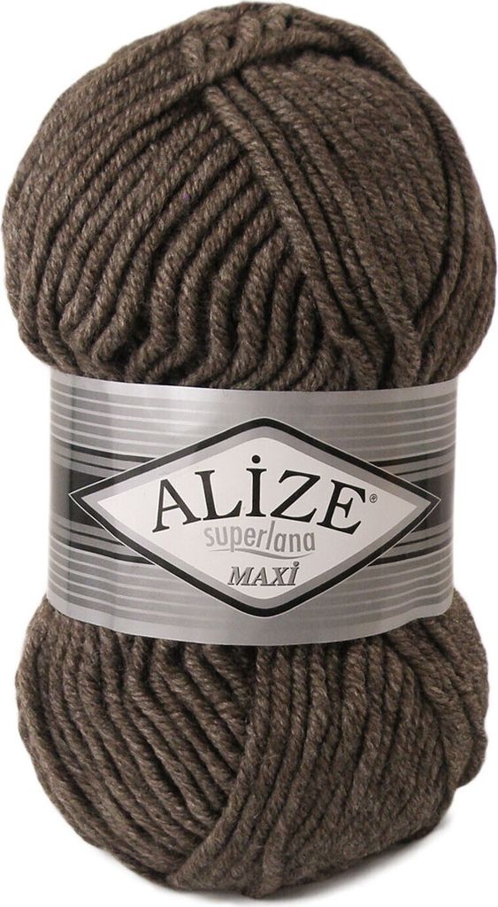 100g Strickgarn Strickwolle Alize Superlana Maxi 25% Wolle, 100g, Farbwahl