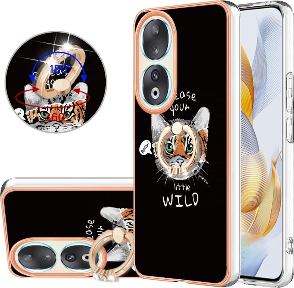 Für Honor 90 5G Design Series TPU + PC Schutz Hülle Tasche Case Schutzhülle