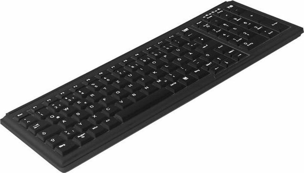 Active Key AK-7000 Industry 4.0 Mini Notebook Style Keyboard Black