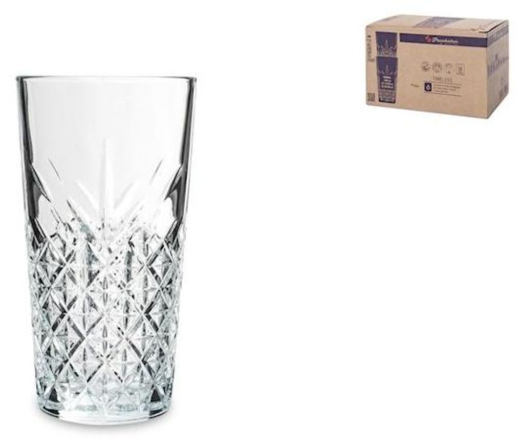 Confezione 6 bicchieri timeless long drink in vetro Immagine del prodotto 