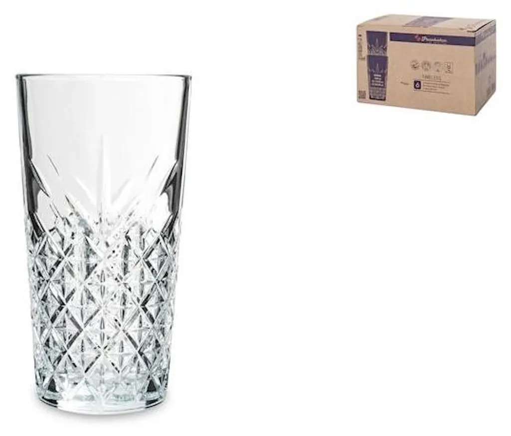 Set 6 Bicchieri Vintage Timeless 36cl per Party e Cocktail