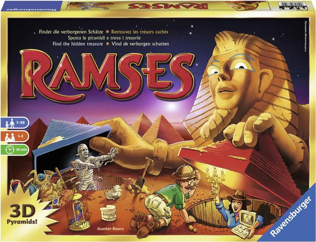 Ramses Ravensburger - Améliorez votre mémoire en jouant en famille