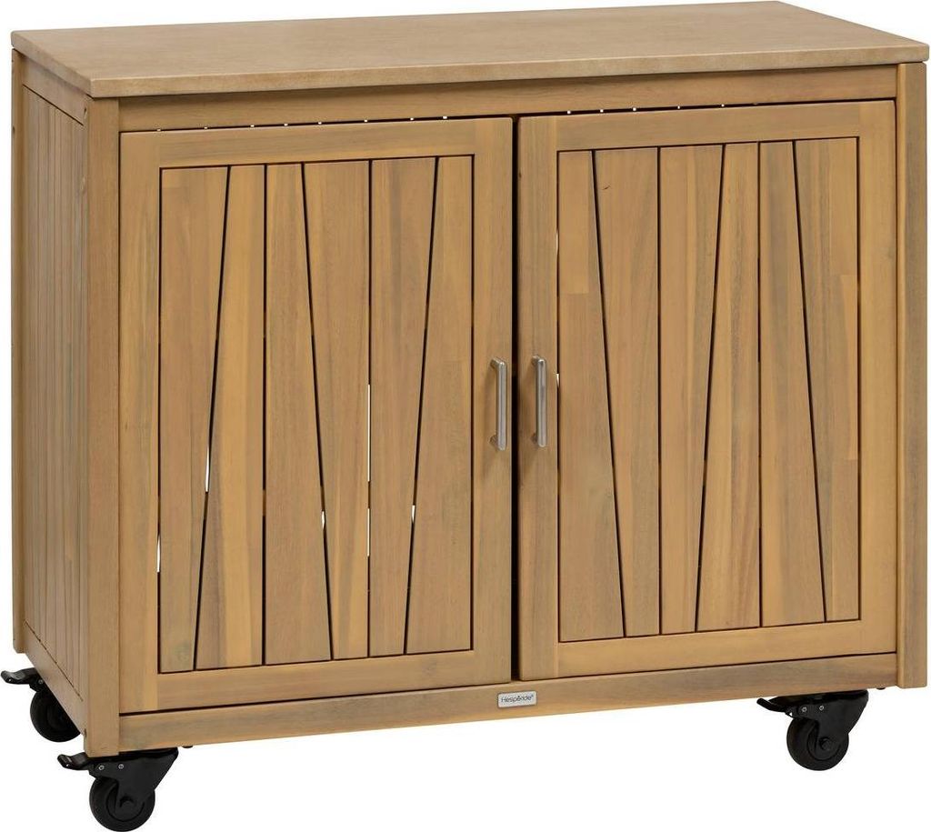 Sommerküchenmodul lodgia 2 türen 50x100cm akazienholz  - Produktbild 