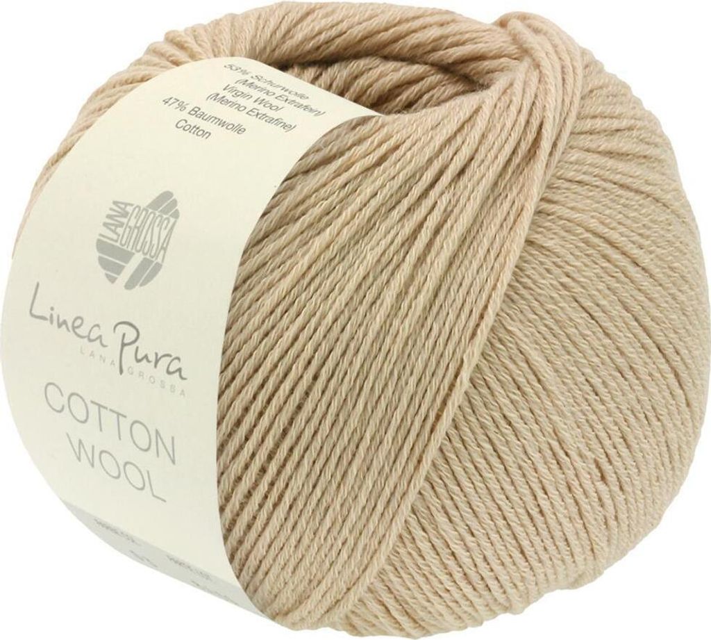 Lana Grossa - Baumwolle Wool 0010 beige