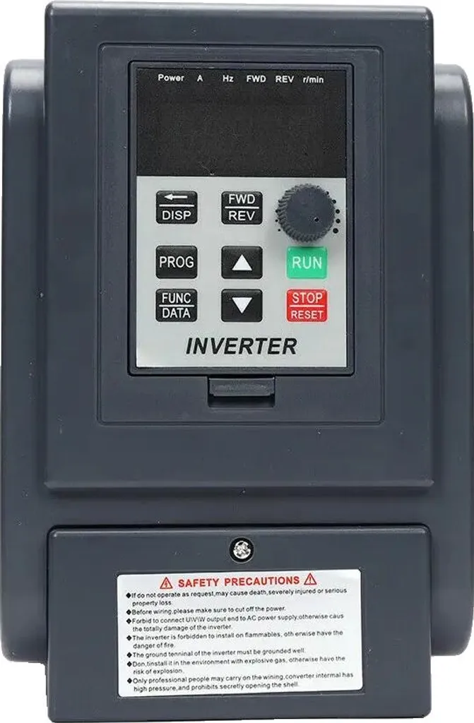 Inverter PWM 0,75 kW Nero 220V - Affidabilità e Risparmio per l'Europa