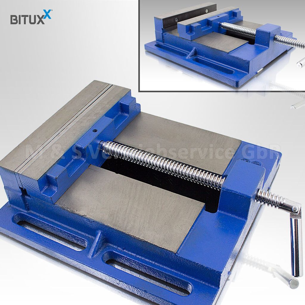 Bituxx Schraubstock 200mm Blau MS-15724 Produktbild 