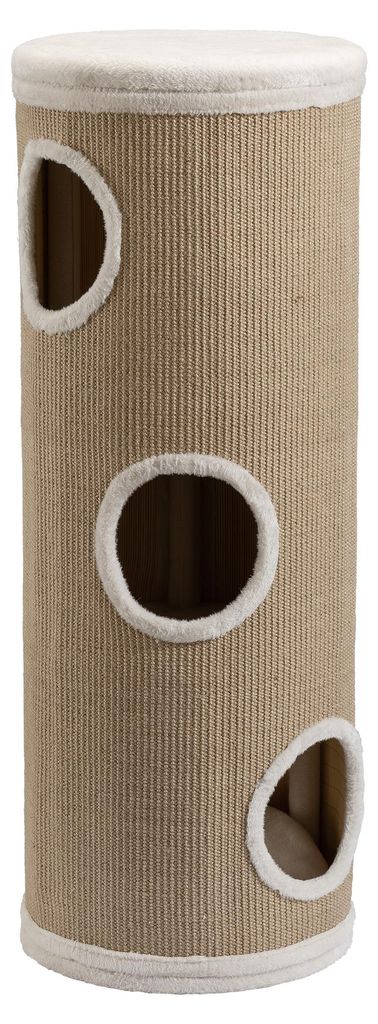Cama para gatos "Fudajo Forest" en color amarillo crema, Imagen del producto 