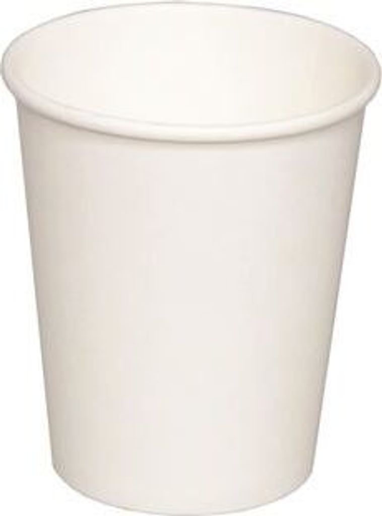 Einweg-Kaffeebecher - Papier, weiß