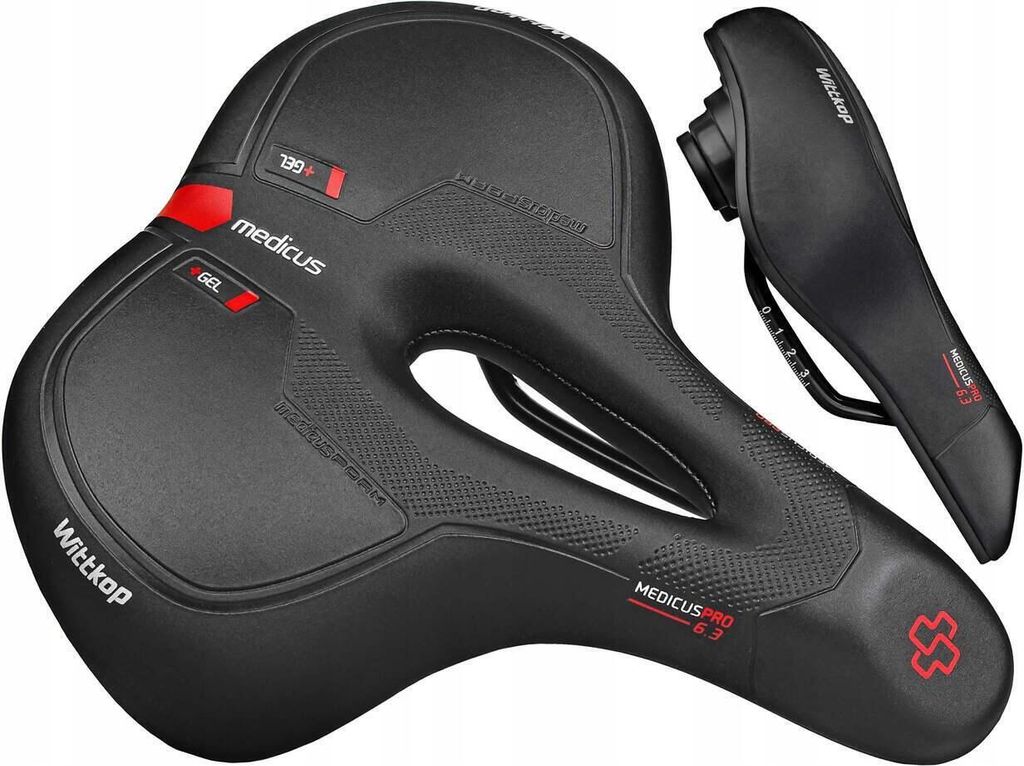 Wittkop City & Comfort Sättel Medicus Unisex Gel schwarz Produktbild 8