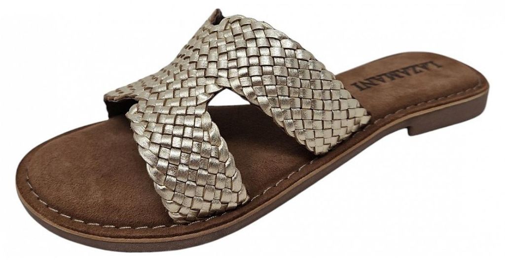 Lazamani Pantolette Gold Produktbild 