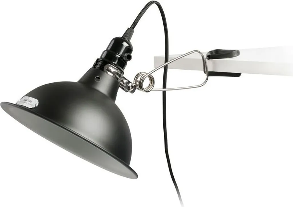 Lampe à pince de table PEPPER noir - Éclairage d'appoint orientable