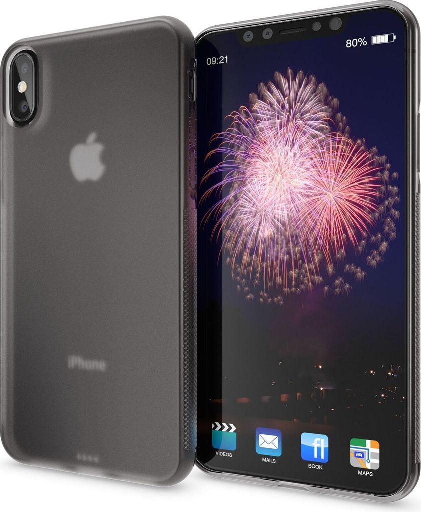 NALIA Hülle für Apple iPhone X XS, Anti Slip Case Schutz Produktbild 