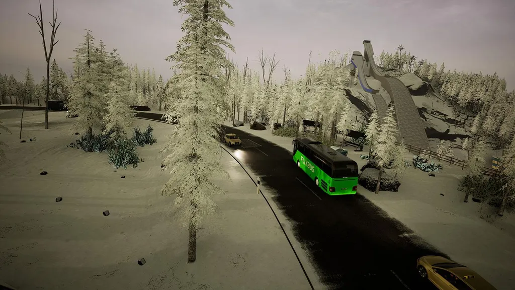 Jeu simulateur de bus longue distance PS5 pour passionnés de route