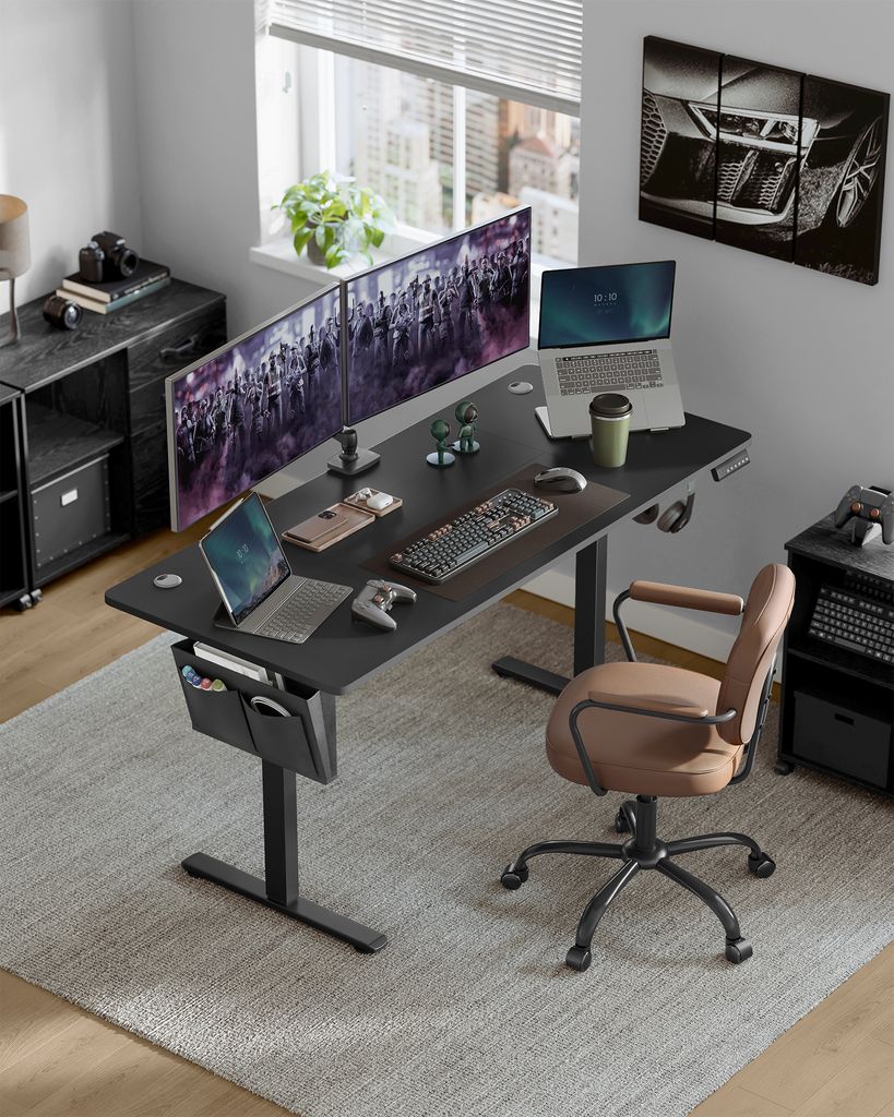 SONGMICS Höhenverstellbarer Schreibtisch elektrisch 160cm 4 Produktbild 