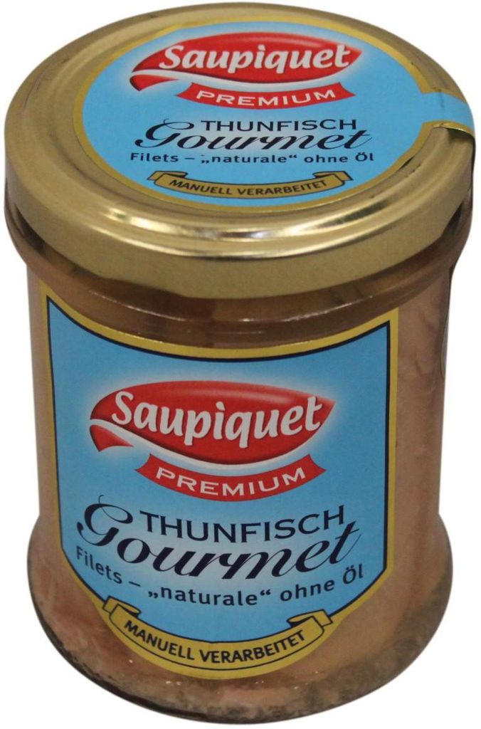 Saupiquet Thunfisch Gourmet Filets Naturale ohne Oel Dose 180g