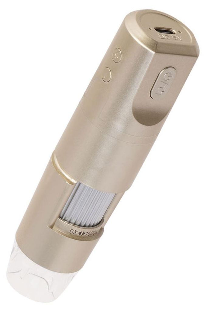 Digitales Mikroskop – kabelloses USB-Handmikroskop mit 1600-facher Vergrößerung – Inspektionskamera für Smartphone, Computer und Tablet
