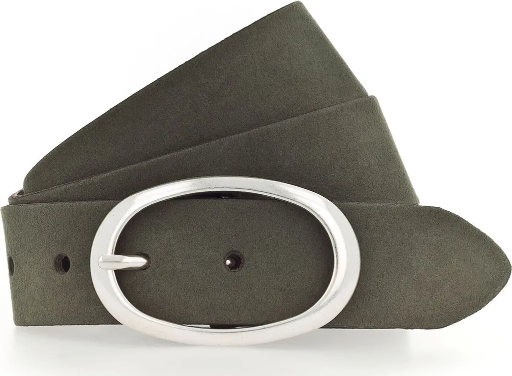 Cintura Vanzetti 35mm Pelle Verde Scuro W90 - Must Have Stagione