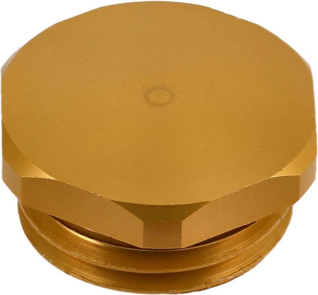 CNC Verschlussschraube spezial, Gold, ohne O-Ring