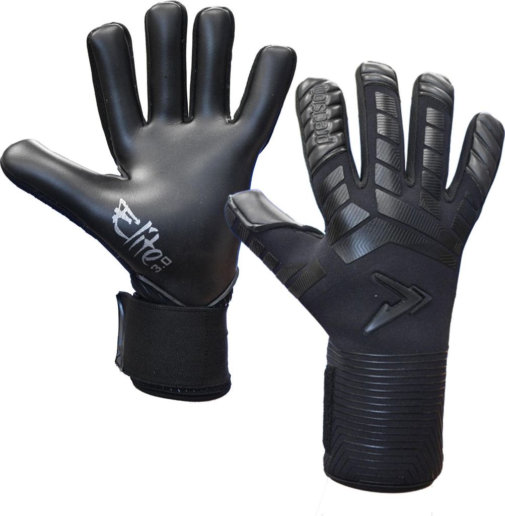 Precision Torwarthandschuhe Elite 3.0 Blackout Contact 9.5 Fußball