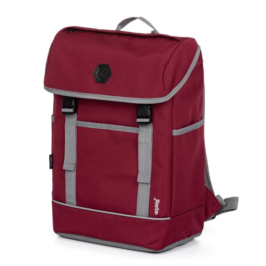 Sac à dos OXYBAG Urban Bordo avec dos rembourré et poches multiples