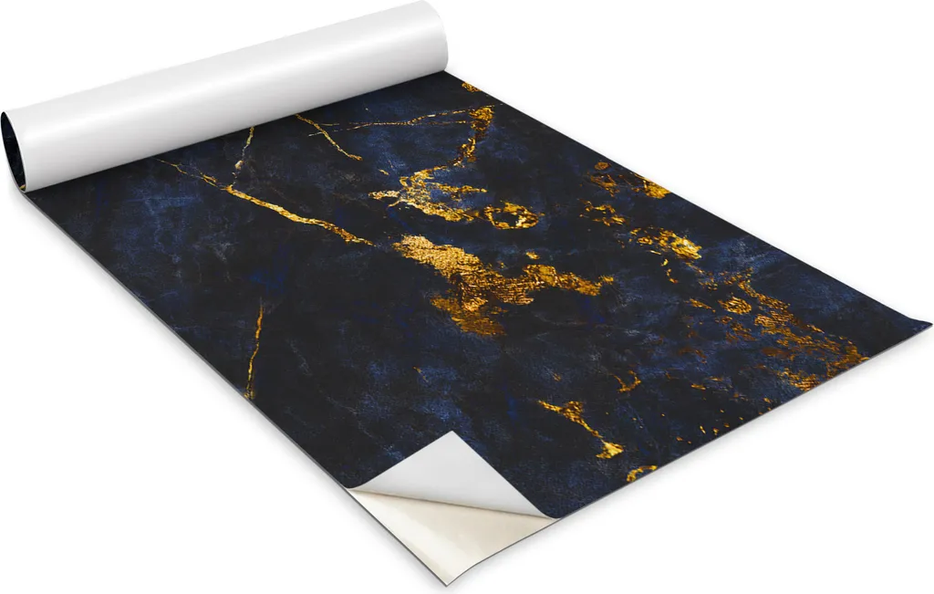 Pellicola Marmo Blu per Mobili 100x50 cm: Il Trend Casa del Momento